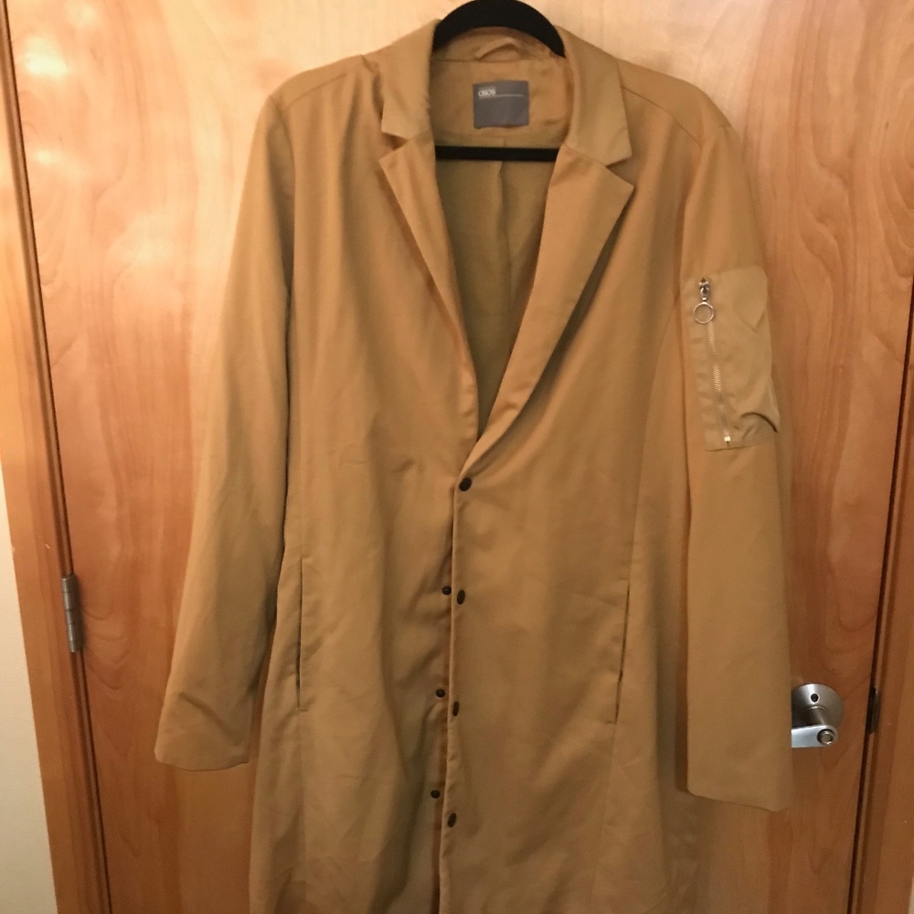 Plus size gold Asos blazer